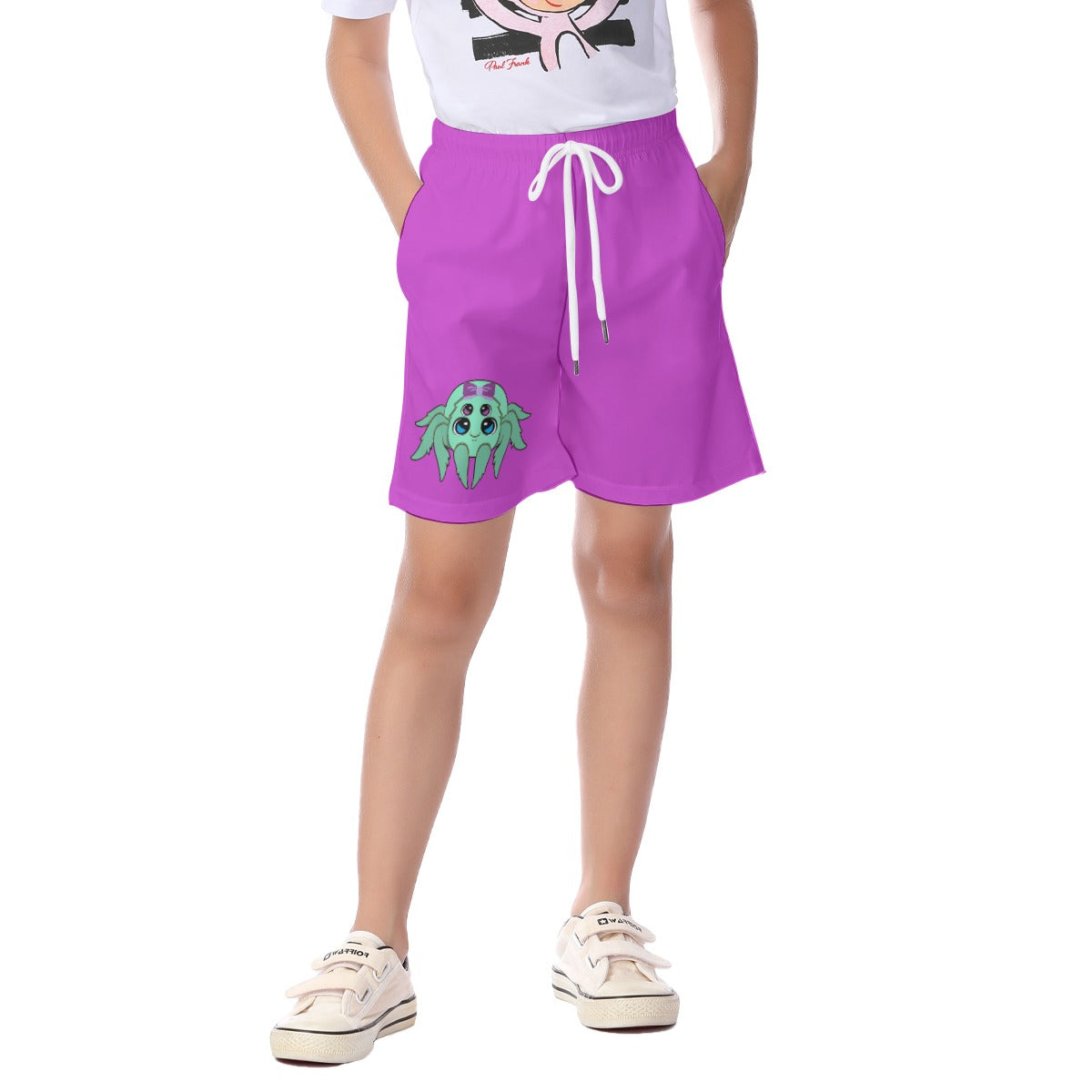 Kid's Bow-Dacious Spiders Light-Weight Shorts