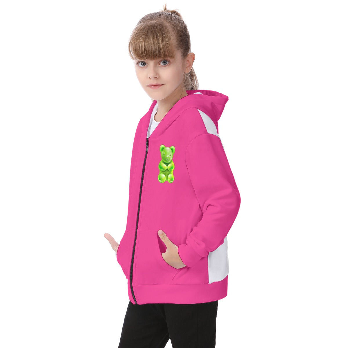 Kid's Gummy Bears Fleece Zip Up Hoodie
