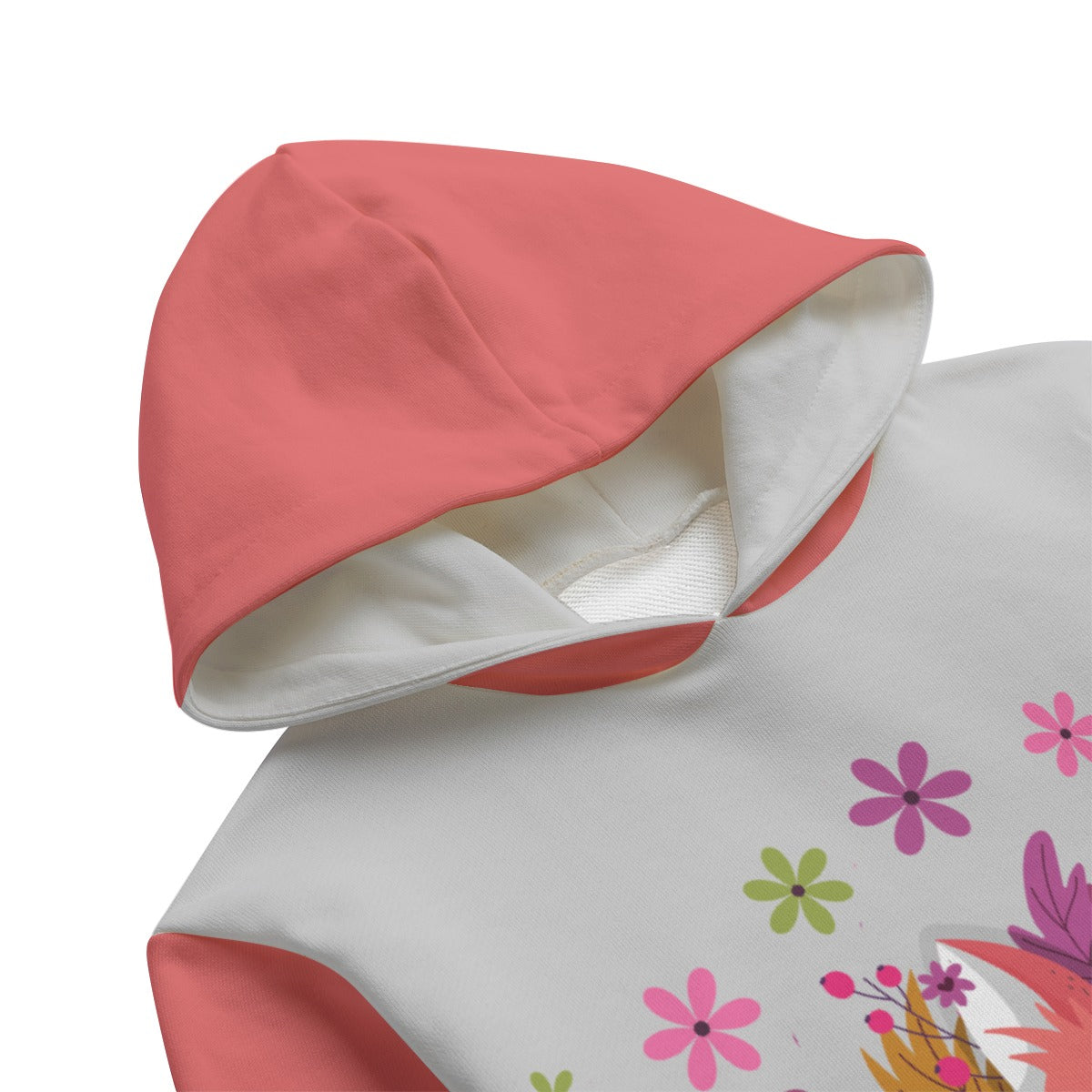 Kid's Fancy Fox Pullover Hoodie