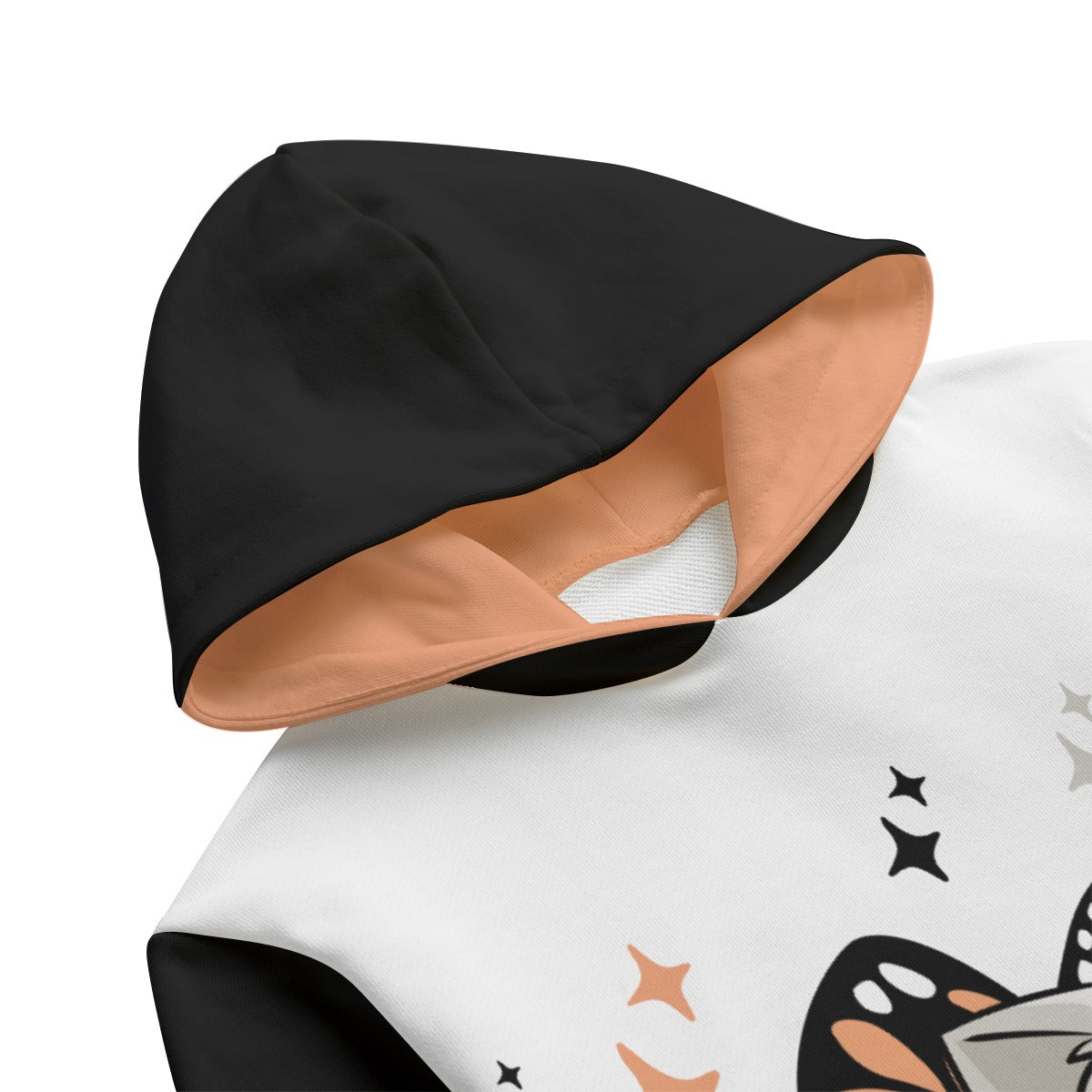 Kid's Butterfly Kitty Pullover Hoodie