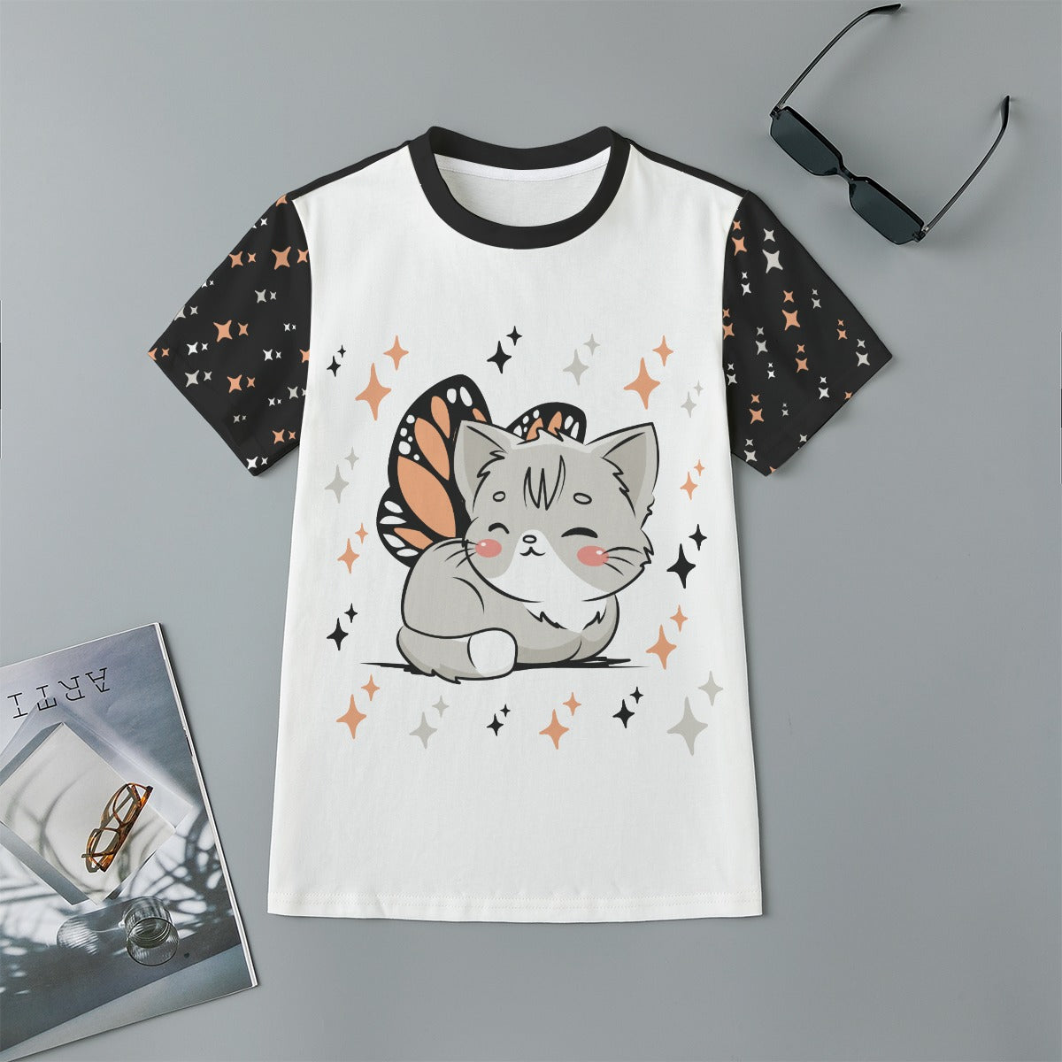 Kid's Butterfly Kitty T-Shirt