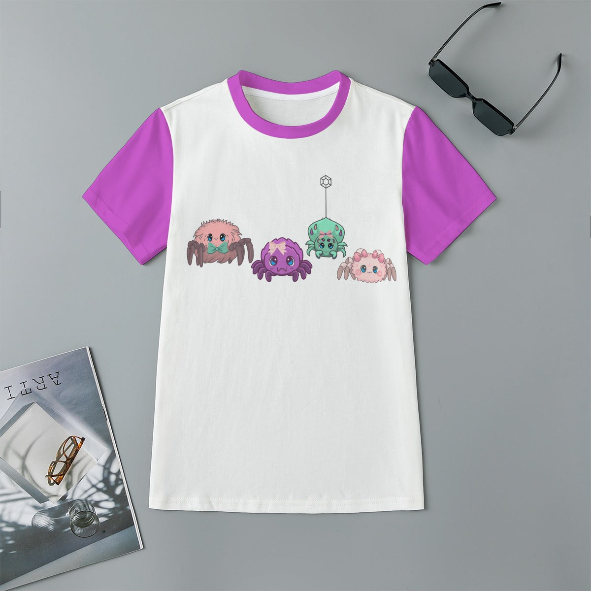 Kid's Bow-dacious Spiders T-Shirt