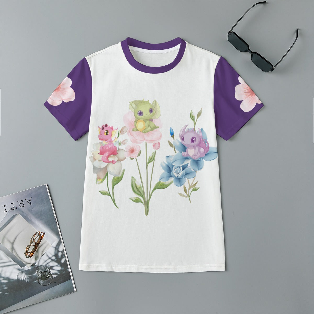 Kid's Flower Dragons T-Shirt