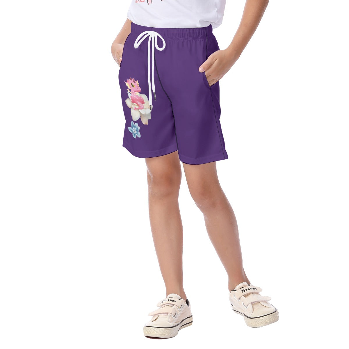 Kid's Flower Dragons Light-Weight Shorts
