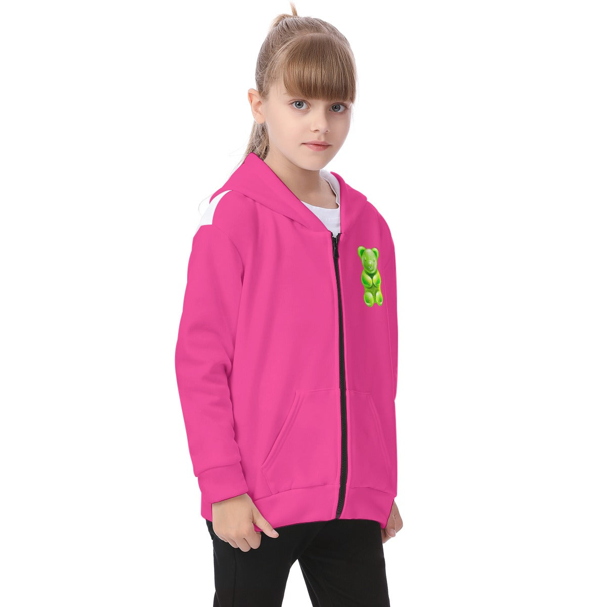 Kid's Gummy Bears Fleece Zip Up Hoodie