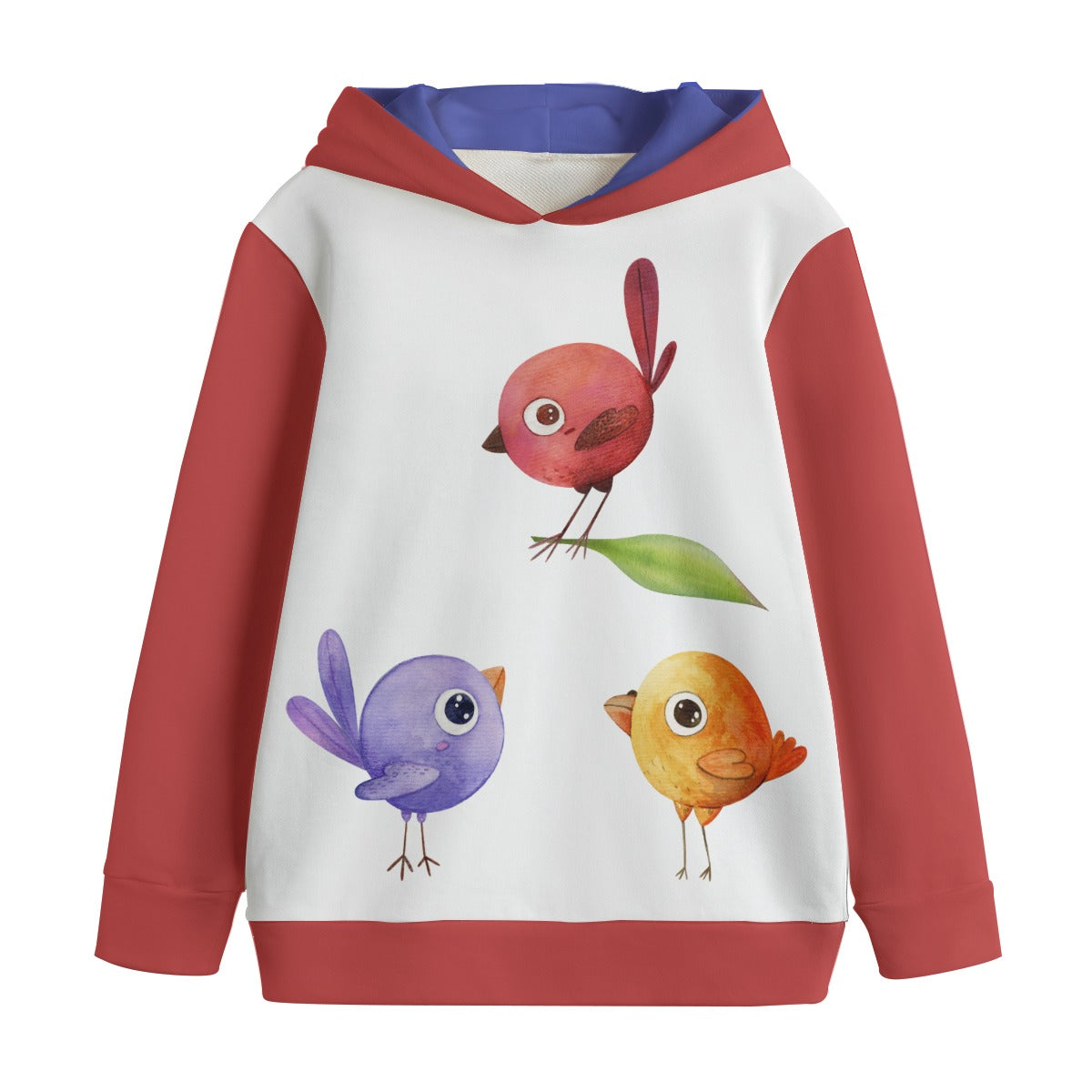 Kid's Wacky Birds Pullover Hoodie