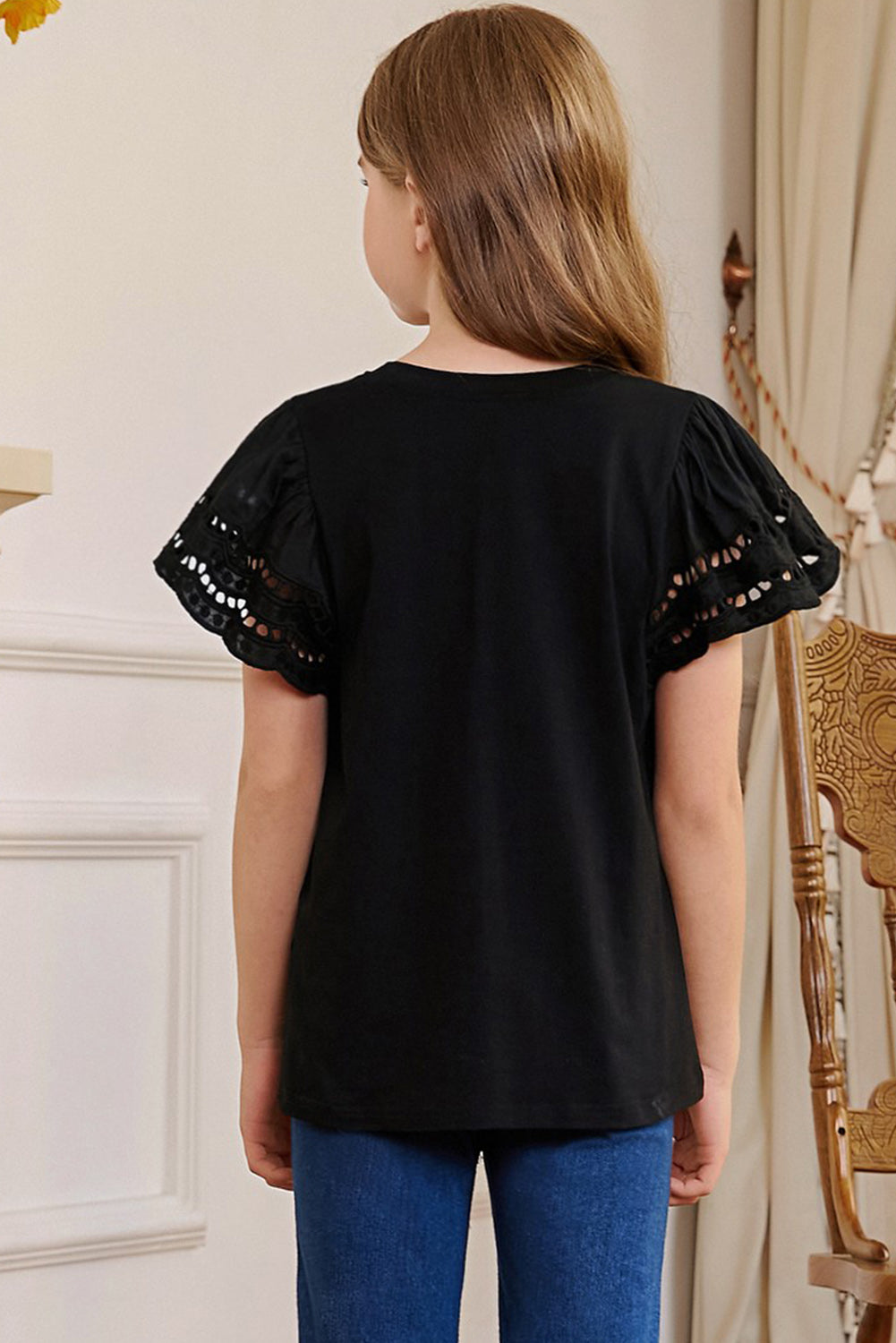 Kid's Summer Flutter Sleeve Top