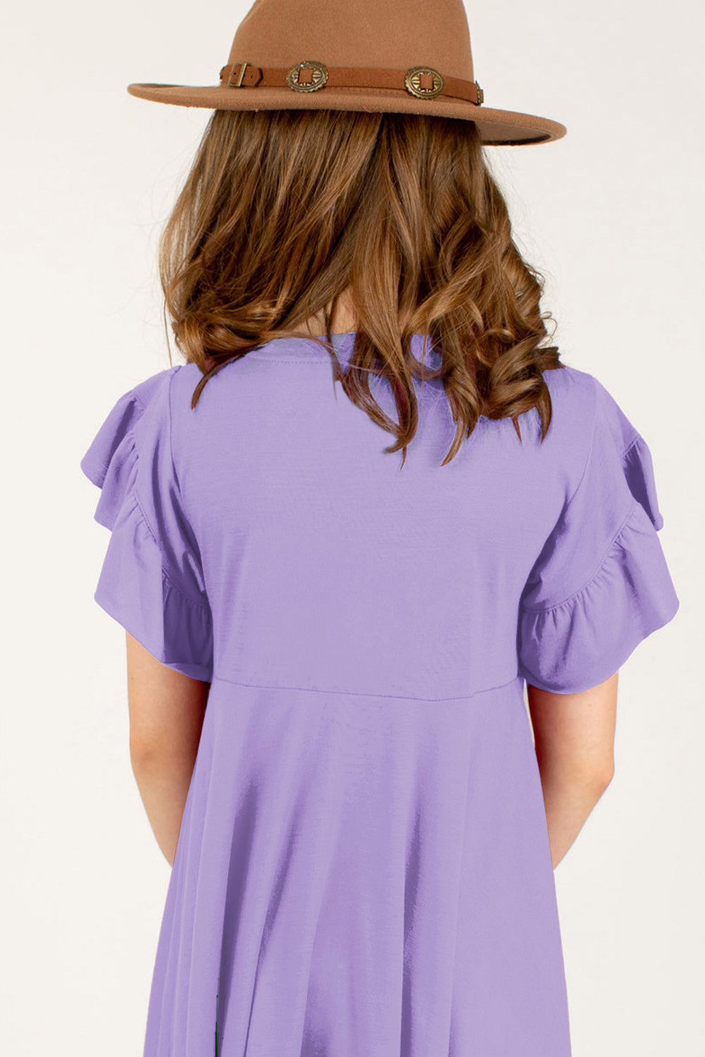 Kid's Summer Petal Sleeve Dress