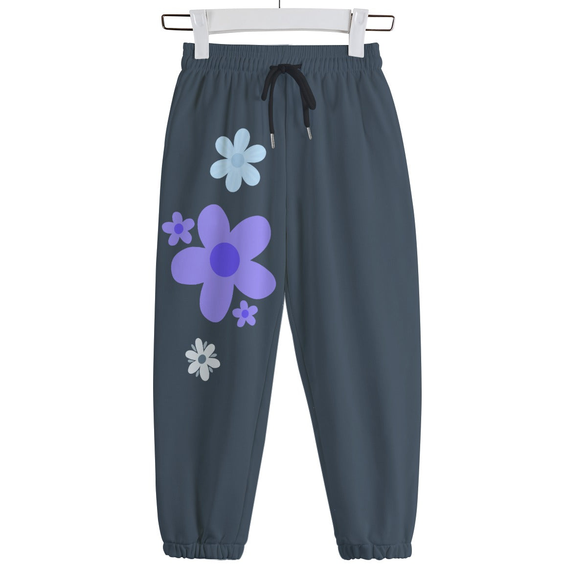 Kid's Blue Flower Sweatpants
