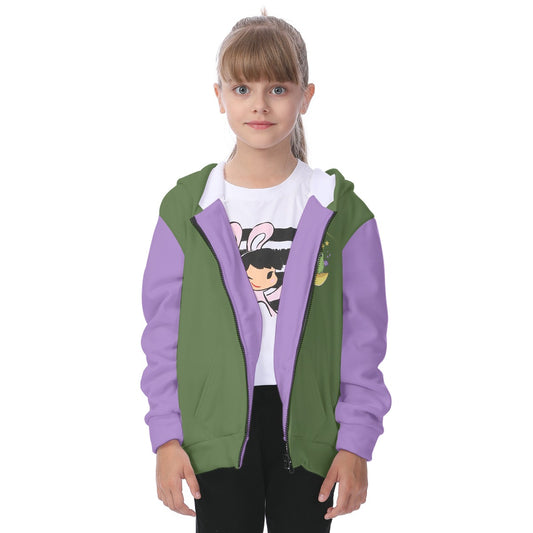 Kid's Magic Frog Fleece Zip-Up Hoodie