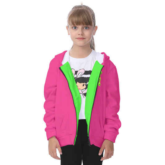 Kid's Gummy Bears Fleece Zip Up Hoodie