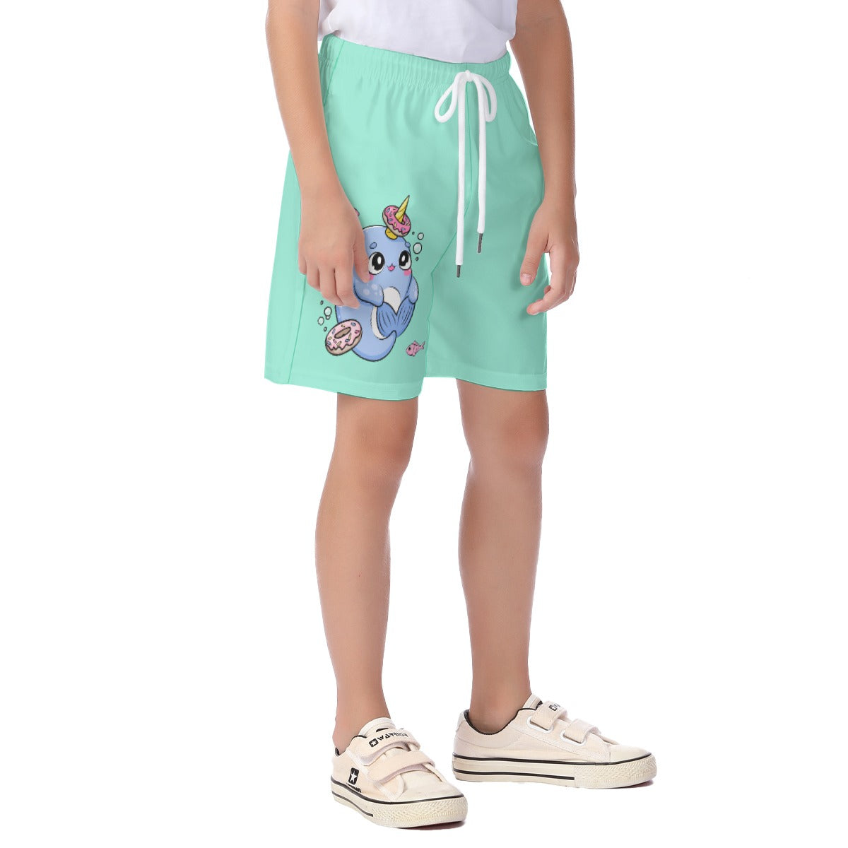 Kid's Nifty Narwhals Light-Weight Shorts