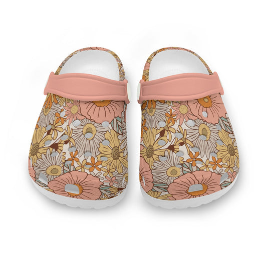 Kid's Sassy Flowers Clogs
