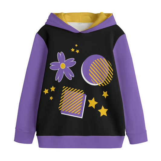 Kid's Purple Party Pullover Hoodie
