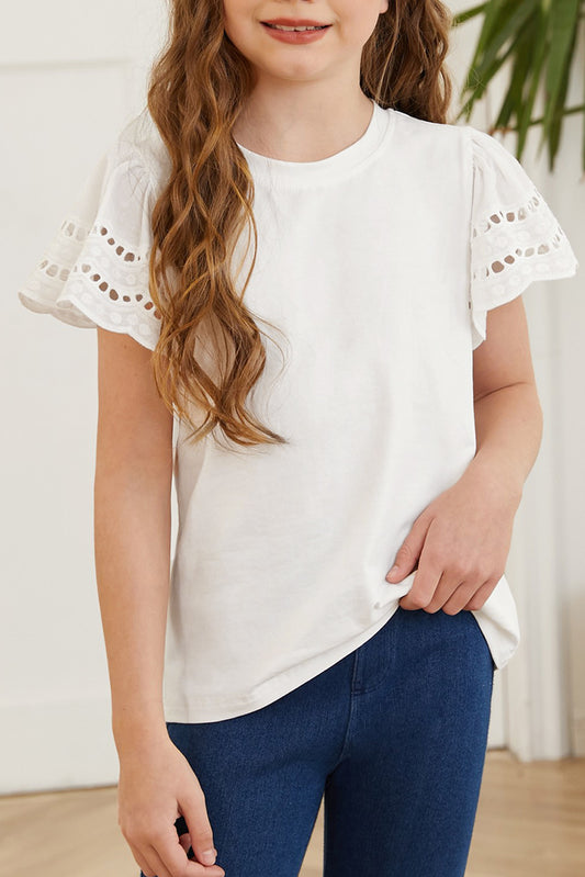 Kid's Summer Flutter Sleeve Top